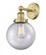 Beacon - 1 Light - 8 inch - Brushed Brass - Sconce (3442|616-1W-BB-G202-8)