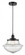 Oxford - 1 Light - 12 inch - Matte Black - Mini Pendant (3442|616-1PH-BK-G544)