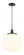Beacon - 1 Light - 14 inch - Matte Black - Mini Pendant (3442|616-1PH-BK-G201-14)
