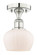 Fenton - 1 Light - 7 inch - Polished Nickel - Semi-Flush Mount (3442|616-1F-PN-G91)