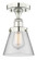 Cone - 1 Light - 6 inch - Polished Nickel - Semi-Flush Mount (3442|616-1F-PN-G62)