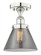 Cone - 1 Light - 8 inch - Polished Nickel - Semi-Flush Mount (3442|616-1F-PN-G43)