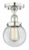 Beacon - 1 Light - 6 inch - Polished Nickel - Semi-Flush Mount (3442|616-1F-PN-G202-6)