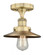 Edison - 1 Light - 8 inch - Brushed Brass - Semi-Flush Mount (3442|616-1F-BB-M4-BB)