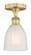 Brookfield - 1 Light - 6 inch - Brushed Brass - Semi-Flush Mount (3442|616-1F-BB-G441)