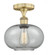Gorham - 1 Light - 10 inch - Brushed Brass - Semi-Flush Mount (3442|616-1F-BB-G247)