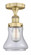 Bellmont - 1 Light - 6 inch - Brushed Brass - Semi-Flush Mount (3442|616-1F-BB-G192)
