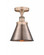 Appalachian - 1 Light - 8 inch - Antique Copper - Semi-Flush Mount (3442|616-1F-AC-M13-AC)