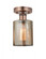 Cobbleskill - 1 Light - 5 inch - Antique Copper - Semi-Flush Mount (3442|616-1F-AC-G116)