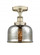 Bell - 1 Light - 8 inch - Antique Brass - Semi-Flush Mount (3442|616-1F-AB-G78)