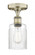 Hadley - 1 Light - 5 inch - Antique Brass - Semi-Flush Mount (3442|616-1F-AB-G342)
