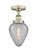 Geneseo - 1 Light - 7 inch - Antique Brass - Semi-Flush Mount (3442|616-1F-AB-G165)