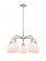 Belfast - 5 Light - 24 inch - Satin Nickel - Chandelier (3442|516-5CR-SN-G101)