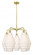 Cascade - 5 Light - 26 inch - Satin Gold - Chandelier (3442|516-5CR-SG-G671-8)