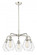 Cindyrella - 5 Light - 24 inch - Polished Nickel - Chandelier (3442|516-5CR-PN-G652-6)