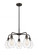 Cindyrella - 5 Light - 24 inch - Oil Rubbed Bronze - Chandelier (3442|516-5CR-OB-G652-6)