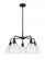 Bristol - 5 Light - 26 inch - Matte Black - Chandelier (3442|516-5CR-BK-GBD-754)