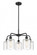 Cobbleskill - 5 Light - 23 inch - Matte Black - Chandelier (3442|516-5CR-BK-G1113)
