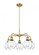 Waverly - 5 Light - 24 inch - Brushed Brass - Chandelier (3442|516-5CR-BB-G362)