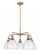 Bristol - 5 Light - 26 inch - Antique Copper - Chandelier (3442|516-5CR-AC-GBD-754)