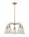 Hanover - 5 Light - 24 inch - Antique Copper - Chandelier (3442|516-5CR-AC-G2811)