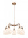 Athens - 5 Light - 24 inch - Antique Copper - Chandelier (3442|516-5CR-AC-G121-6)