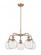 Belfast - 5 Light - 24 inch - Antique Copper - Chandelier (3442|516-5CR-AC-G1013)