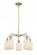 Hadley - 5 Light - 23 inch - Antique Brass - Chandelier (3442|516-5CR-AB-G341)