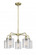 Cobbleskill - 5 Light - 23 inch - Antique Brass - Chandelier (3442|516-5CR-AB-G112)