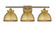 Adirondack - 3 Light - 28 inch - Brushed Brass - Bath Vanity Light (3442|516-3W-BB-M14-BB)