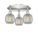 Belfast - 3 Light - 18 inch - Satin Nickel - Semi-Flush Mount (3442|516-3C-SN-G105)