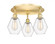 Cindyrella - 3 Light - 18 inch - Satin Gold - Semi-Flush Mount (3442|516-3C-SG-G652-6)