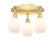 Cindyrella - 3 Light - 18 inch - Satin Gold - Semi-Flush Mount (3442|516-3C-SG-G651-6)