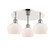 Fenton - 3 Light - 18 inch - Polished Nickel - Semi-Flush Mount (3442|516-3C-PN-G91)