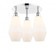Cindyrella - 3 Light - 19 inch - Polished Chrome - Semi-Flush Mount (3442|516-3C-PC-G651-7)