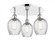 Salina - 3 Light - 18 inch - Polished Chrome - Semi-Flush Mount (3442|516-3C-PC-G292)