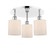 Cobbleskill - 3 Light - 17 inch - Polished Chrome - Semi-Flush Mount (3442|516-3C-PC-G111)