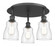 Ellery - 3 Light - 17 inch - Matte Black - Semi-Flush Mount (3442|516-3C-BK-G392)