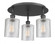 Cobbleskill - 3 Light - 17 inch - Matte Black - Semi-Flush Mount (3442|516-3C-BK-G112)