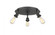 Ballston - 3 Light - 12 inch - Matte Black - Semi-Flush Mount (3442|516-3C-BK)
