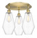 Cindyrella - 3 Light - 19 inch - Brushed Brass - Semi-Flush Mount (3442|516-3C-BB-G652-7)