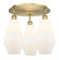 Cindyrella - 3 Light - 19 inch - Brushed Brass - Semi-Flush Mount (3442|516-3C-BB-G651-7)