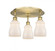 Ellery - 3 Light - 17 inch - Brushed Brass - Semi-Flush Mount (3442|516-3C-BB-G391)