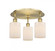 Hadley - 3 Light - 16 inch - Brushed Brass - Semi-Flush Mount (3442|516-3C-BB-G341)