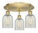 Caledonia - 3 Light - 17 inch - Brushed Brass - Semi-Flush Mount (3442|516-3C-BB-G2511)