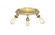 Ballston - 3 Light - 12 inch - Brushed Brass - Semi-Flush Mount (3442|516-3C-BB)
