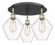 Cindyrella - 3 Light - 20 inch - Black Antique Brass - Semi-Flush Mount (3442|516-3C-BAB-G652-8)