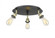 Ballston - 3 Light - 12 inch - Black Antique Brass - Semi-Flush Mount (3442|516-3C-BAB)