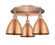 Bristol - 3 Light - 19 inch - Antique Copper - Semi-Flush Mount (3442|516-3C-AC-MBD-75-AC)