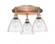 Bristol - 3 Light - 19 inch - Antique Copper - Semi-Flush Mount (3442|516-3C-AC-GBD-754)